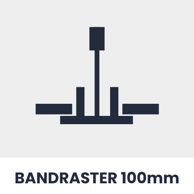 Bandraster 100 mm